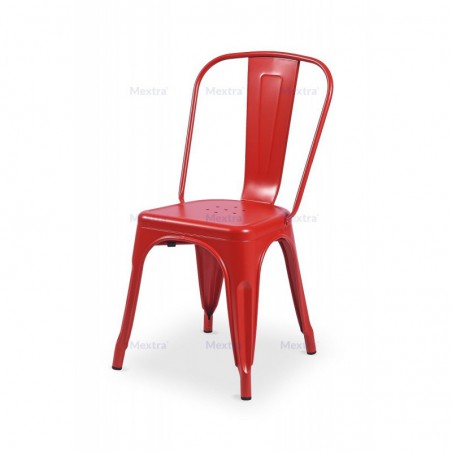 Barstuhl PARIS inspiriert von TOLIX rot
