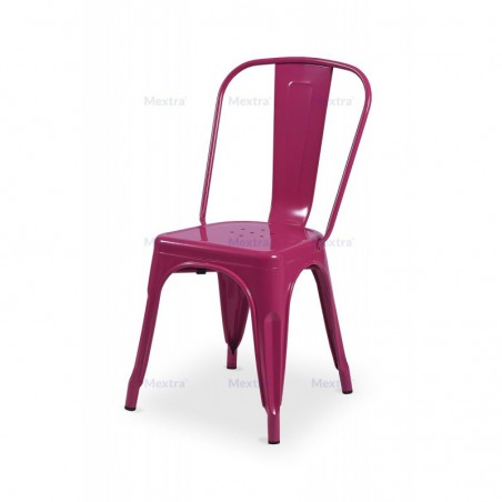 Barstuhl PARIS inspiriert von TOLIX rosa