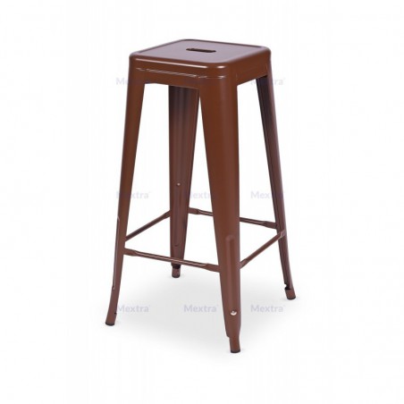 Hocker PARIS inspiriert von TOLIX braun