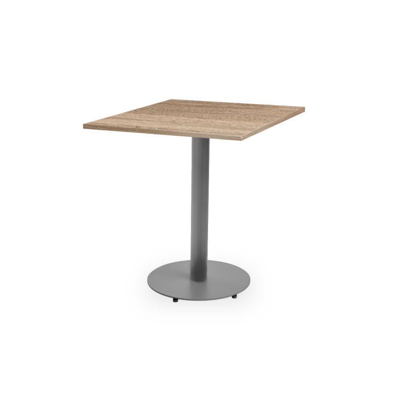 Bistrotisch ALFA R gris Mit Laminierte-Platten