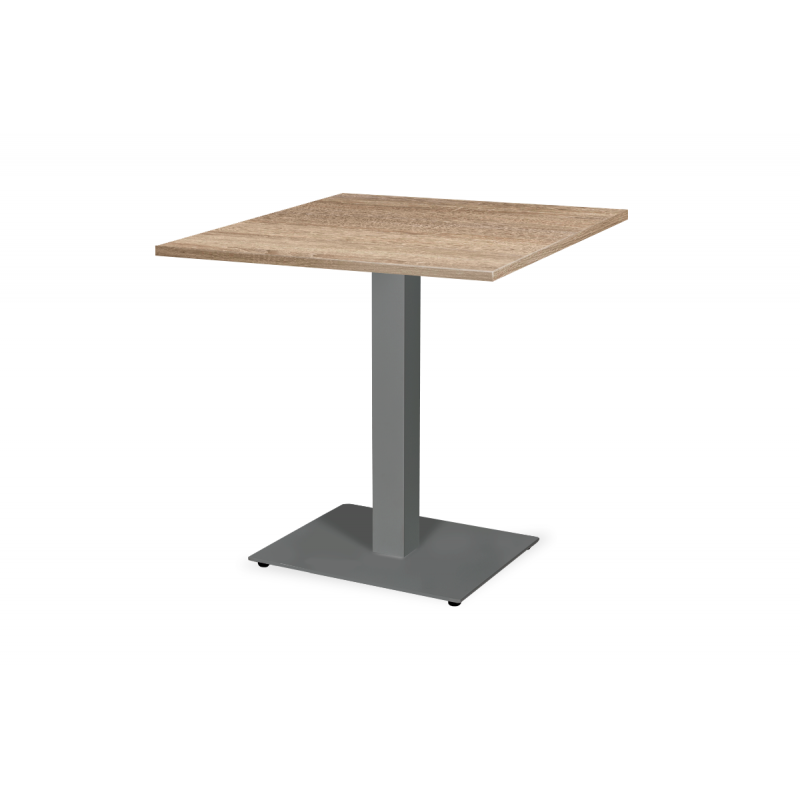 Bistrotisch ALFA 40x55 grau mit Laminierte-Platten