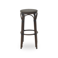 Barhocker FRANCESCO aus Technorattan braun