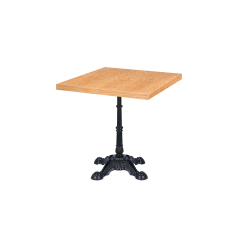 Bistrotisch CASTELLO mit FURNIERTE-Platten