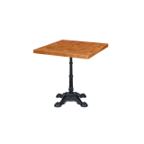 Bistrotisch CASTELLO mit FURNIERTE-Platten