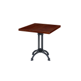 Bistrotisch RUSTICAL mit FURNIERTE-Platten