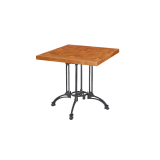 Bistrotisch RUSTICAL QUATTRO mit FURNIERTE-Platten