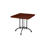 Bistrotisch RUSTICAL QUATTRO mit FURNIERTE-Platten
