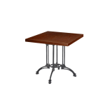 Bistrotisch RUSTICAL QUATTRO mit FURNIERTE-Platten