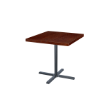 Bistrotisch PRISMA mit FURNIERTE-Platten