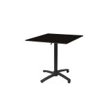 Biergartentische CROSS COMFORT Mit HPL-Platten 70x70 schwarz