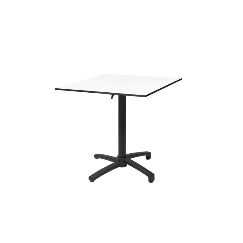Biergartentische CROSS COMFORT Mit HPL-Platten 70x70 weiss