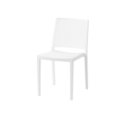 Caféstuhl GOMERA NET weiß