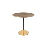 OMEGA R Café-Tisch mit laminierter Tischplatte