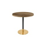 OMEGA R Café-Tisch mit laminierter Tischplatte