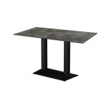 Café-Tisch OMEGA DUO mit HPL-Tischplatte