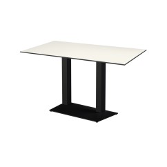 Café-Tisch OMEGA DUO mit HPL-Tischplatte