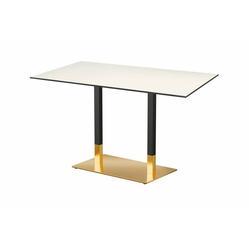 Café-Tisch OMEGA DUO mit HLP-Tischplatte