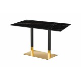 Café-Tisch OMEGA DUO mit HLP-Tischplatte
