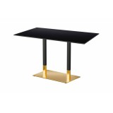 Café-Tisch OMEGA DUO mit HLP-Tischplatte