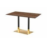 Café-Tisch OMEGA DUO mit HLP-Tischplatte