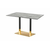 Café-Tisch OMEGA DUO mit HLP-Tischplatte