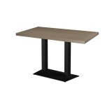 Café-Tisch GIZA DUO mit Holzfurnierplatte