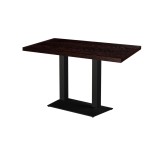 Café-Tisch GIZA DUO mit Holzfurnierplatte
