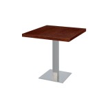 Café-Tisch SIGMA mit Holzfurnierplatte