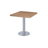 Café-Tisch SIGMA R mit Holzfurnierplatte