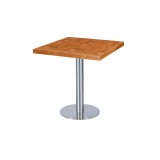Café-Tisch SIGMA R mit Holzfurnierplatte