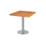 Café-Tisch SIGMA R mit Holzfurnierplatte