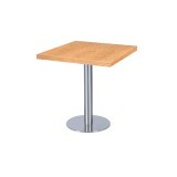 Café-Tisch SIGMA R mit Holzfurnierplatte