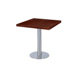 Café-Tisch SIGMA R mit Holzfurnierplatte