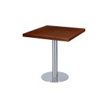 Café-Tisch SIGMA R mit Holzfurnierplatte