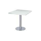Café-Tisch SIGMA R mit Holzfurnierplatte