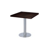 Café-Tisch SIGMA R mit Holzfurnierplatte