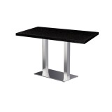 Café-Tisch SIGMA R mit Holzfurnierplatte