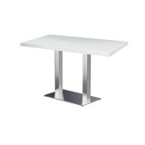Café-Tisch SIGMA R mit Holzfurnierplatte