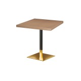 Café-Tisch OMEGA mit Holzfurnierplattec