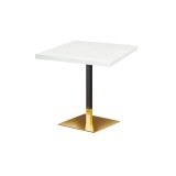 Café-Tisch OMEGA mit Holzfurnierplattec