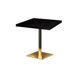 Café-Tisch OMEGA mit Holzfurnierplattec