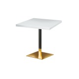 Café-Tisch OMEGA mit Holzfurnierplattec