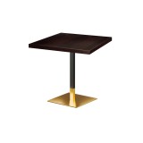 Café-Tisch OMEGA mit Holzfurnierplattec