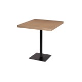 Café-Tisch ALFA FOLD mit furnierter Holzplatte