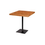 Café-Tisch ALFA FOLD mit furnierter Holzplatte