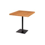 Café-Tisch ALFA FOLD mit furnierter Holzplatte