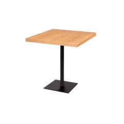 Café-Tisch ALFA FOLD mit furnierter Holzplatte