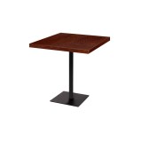 Café-Tisch ALFA FOLD mit furnierter Holzplatte