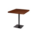 Café-Tisch ALFA FOLD mit furnierter Holzplatte