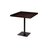 Café-Tisch ALFA FOLD mit furnierter Holzplatte